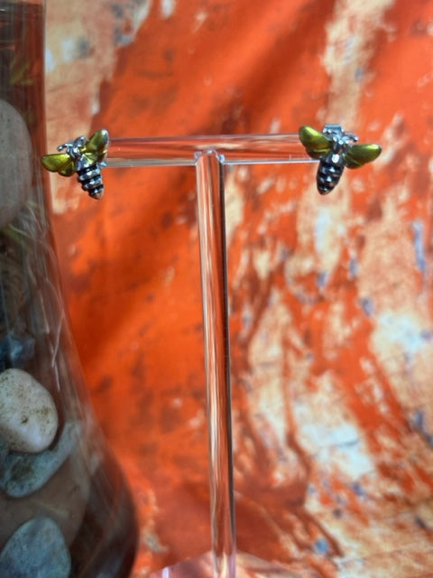 Bumble Bee Stud Earrings