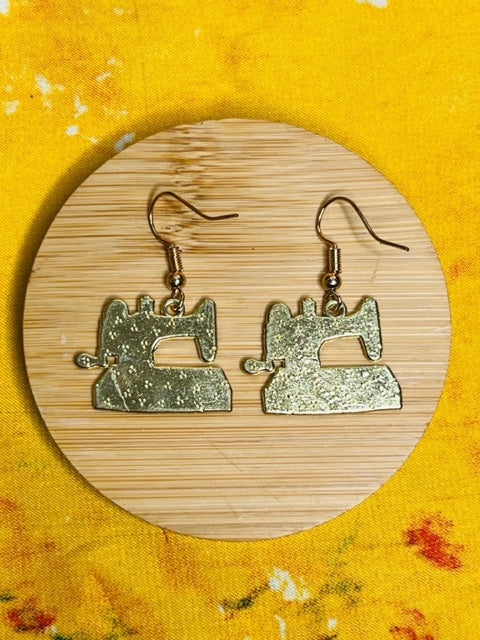 Sewing Machine Earrings