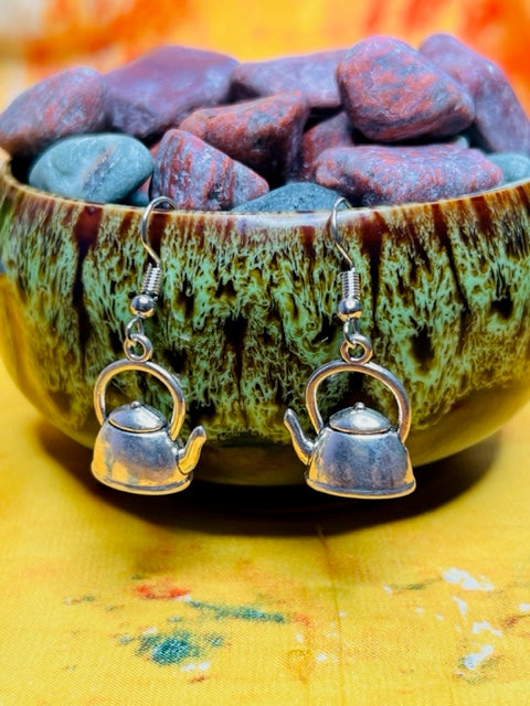 Teapot Shaped Earrings