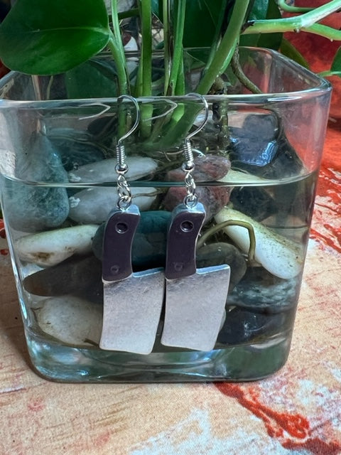 Butcher Knife Earrings