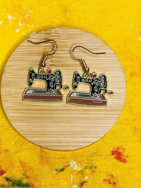 Sewing Machine Earrings