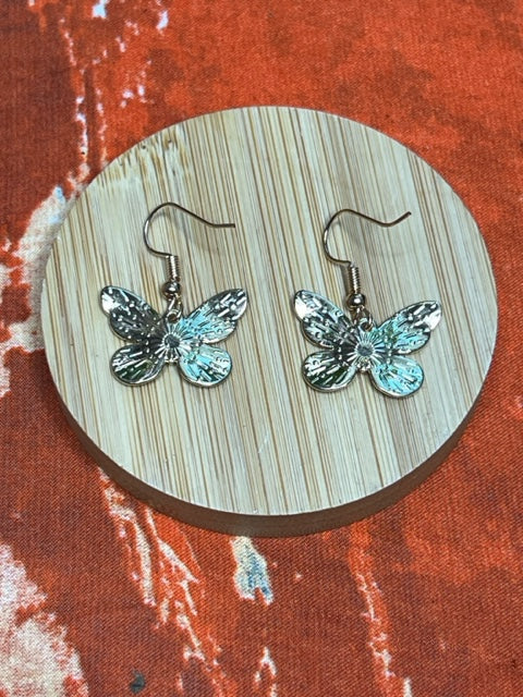 Blue Butterfly Earrings