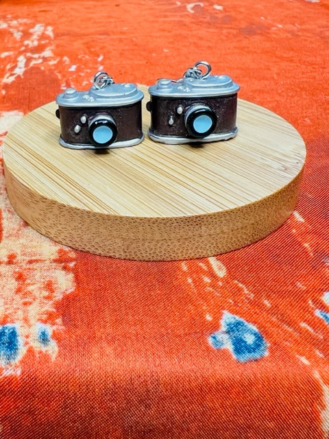 Mini Camera Earrings