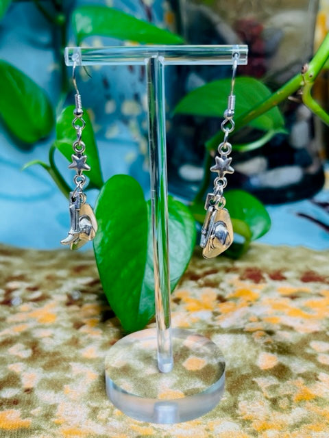 Cowboy Hats & Boots Earrings