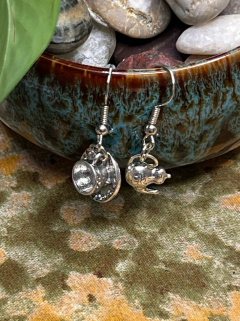 Kettle Teacup Earrings