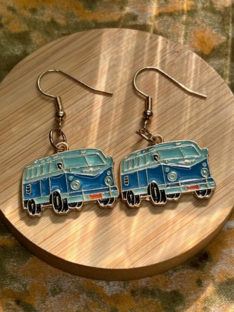 Blue Van Earrings