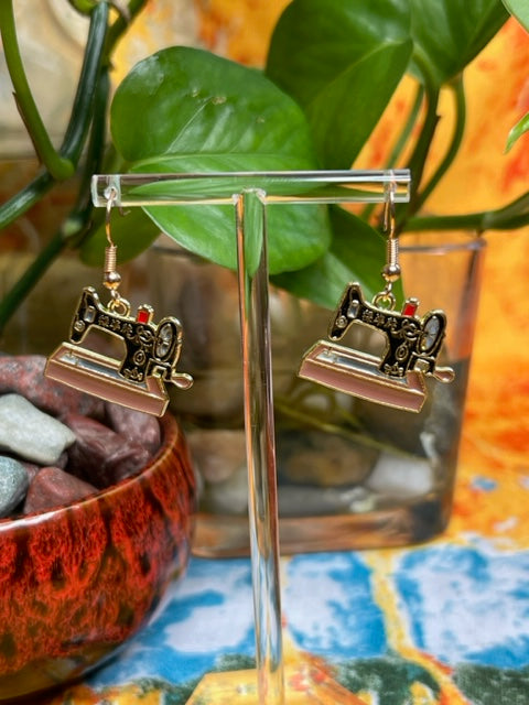 Sewing Machine Earrings