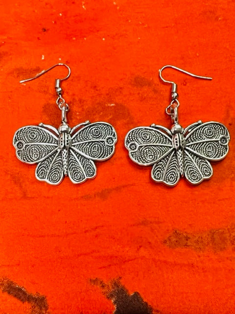 Gothic Butterfly Earrings