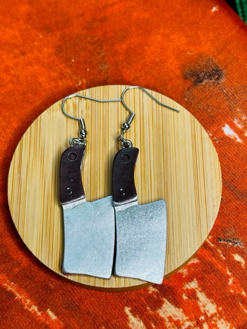 Butcher Knife Earrings