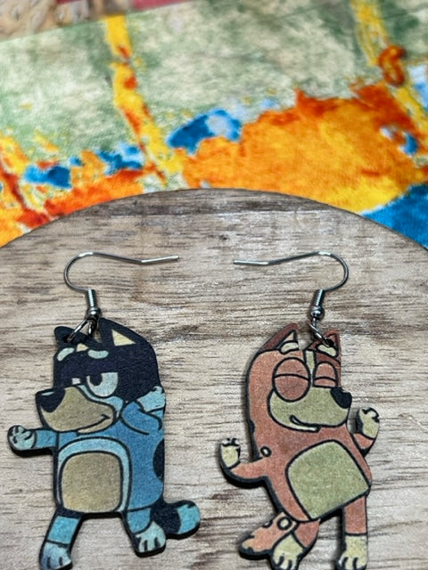 Cartoon Dog Earrings