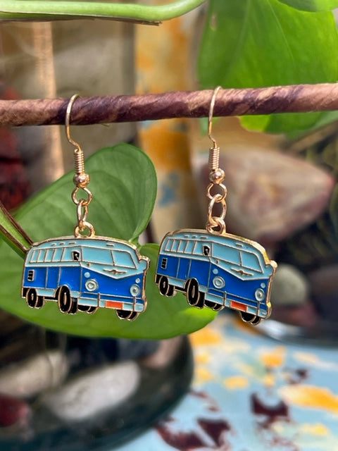 Blue Van Earrings