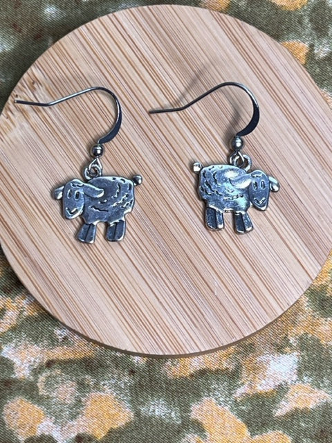 Lovely Sheep Design Earrings