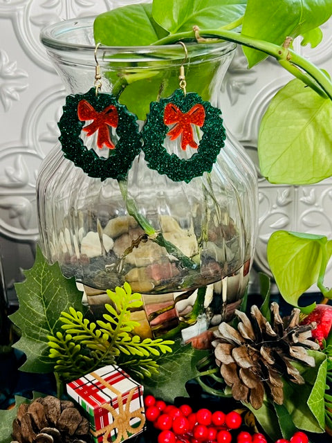 Christmas Wreath with a Bow