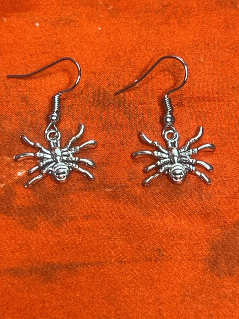 Tiny Spider Earrings