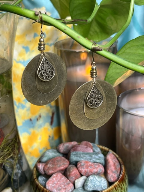 Bohemian Multi-layer Round Earrings