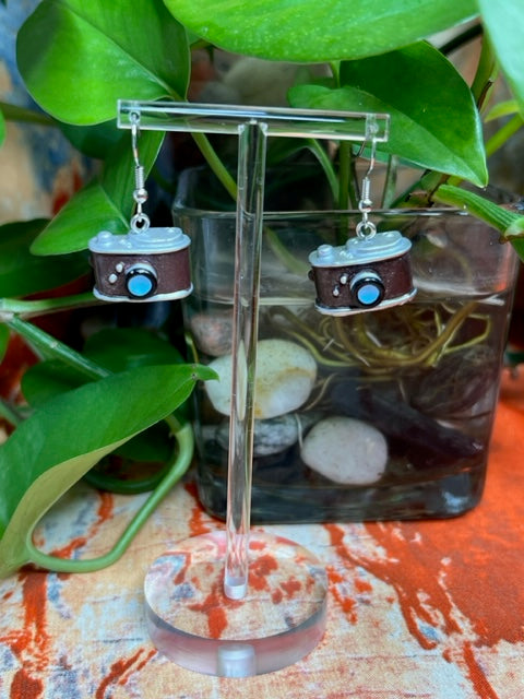 Mini Camera Earrings