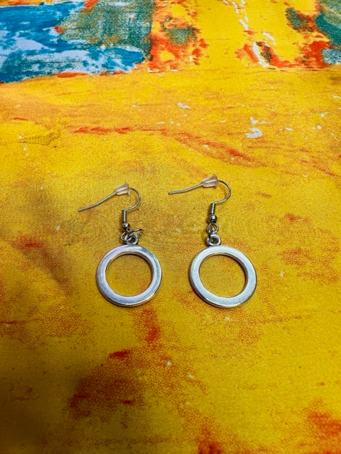 Hollow Circular Earrings