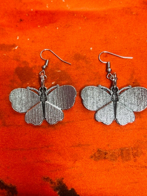 Gothic Butterfly Earrings