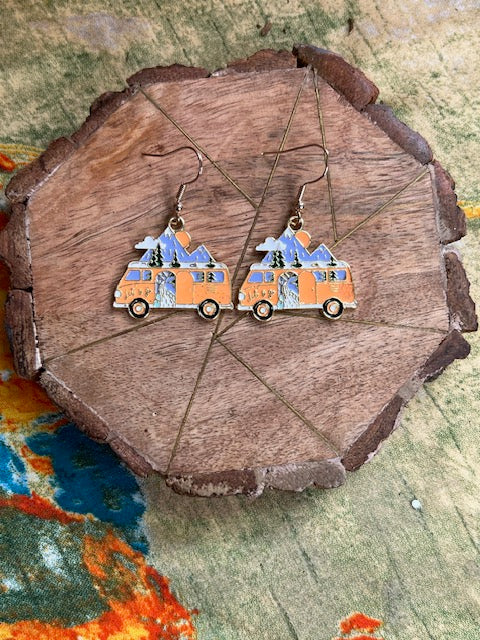 Snow Mlountain RV Earrings